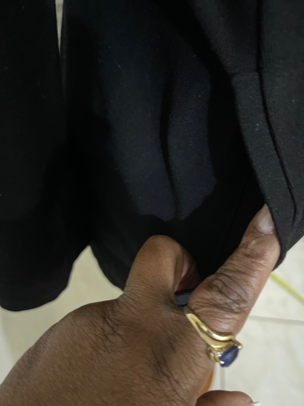 Eileen Fisher Black Tailored Three-Button Blazer Coat size M - Picture 3 of 6